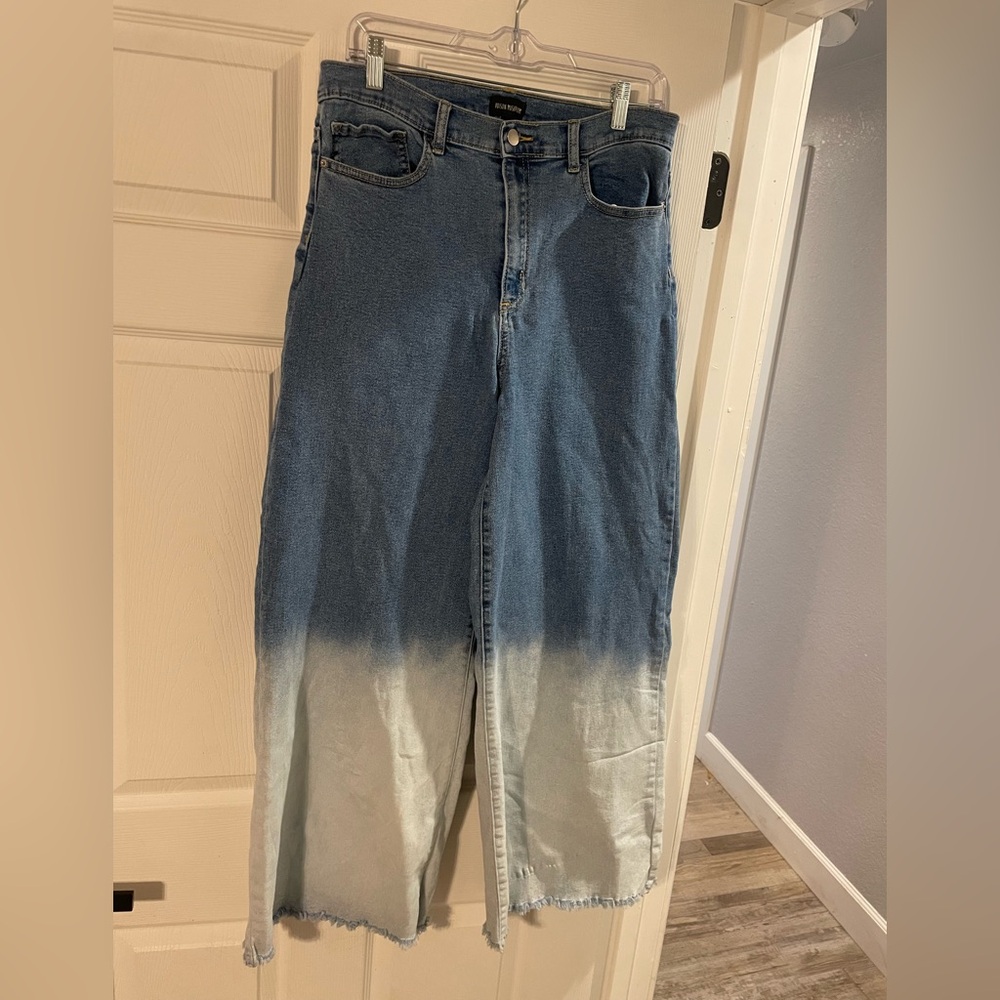 Blue Ombre Boutique Poison Mushroom Jeans